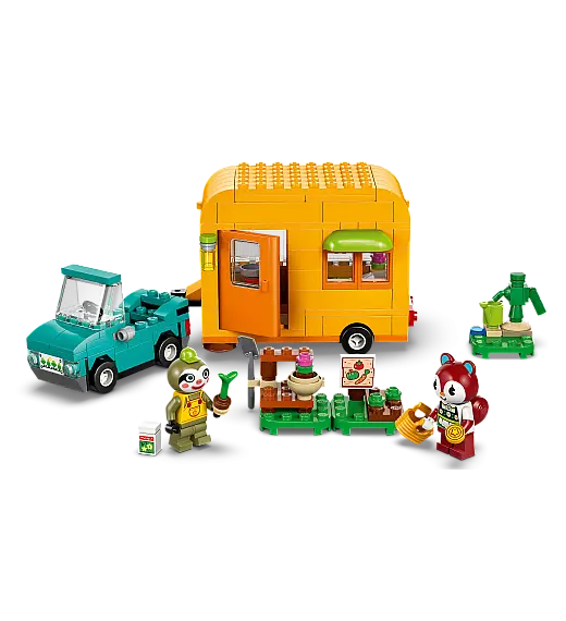 Kocke Animal Crossing Leif s svojo prikolico in vrtnarsko trgovino 77054 Lego