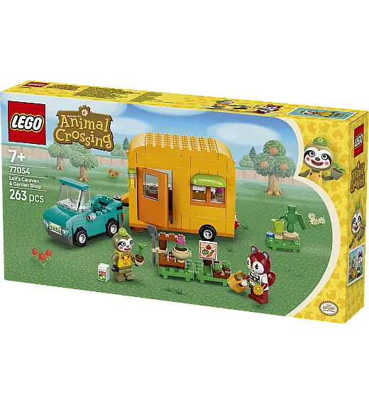 Kocke Animal Crossing Leif s svojo prikolico in vrtnarsko trgovino 77054 Lego