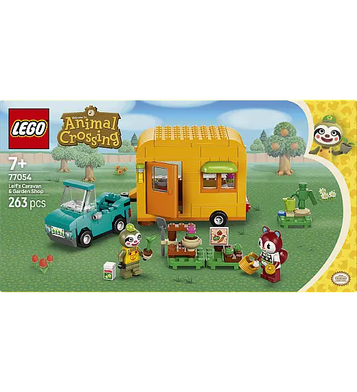 Kocke Animal Crossing Leif s svojo prikolico in vrtnarsko trgovino 77054 Lego