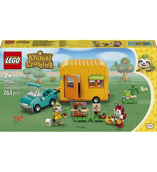 Kocke Animal Crossing Leif s svojo prikolico in vrtnarsko trgovino 77054 Lego