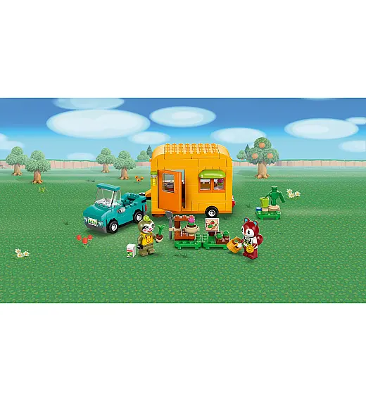 Kocke Animal Crossing Leif s svojo prikolico in vrtnarsko trgovino 77054 Lego
