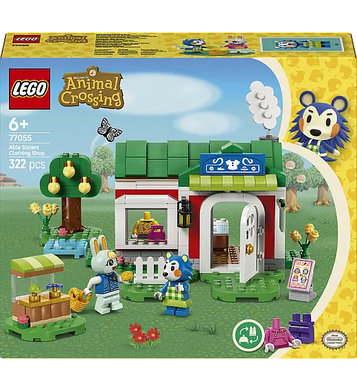 Kocke Animal Crossing Able Sisters i trgovina odjeće 77055 Lego