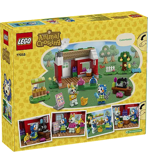 Kocke Animal Crossing Able Sisters i trgovina odjeće 77055 Lego