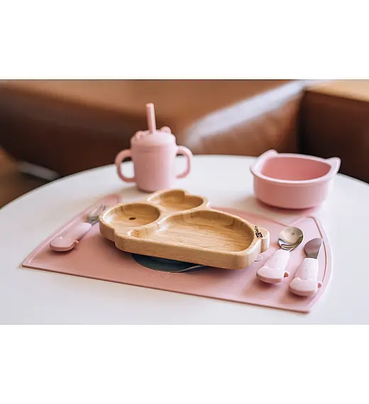FreeON lonček z ročaji iz silikona pink 46361 FreeON