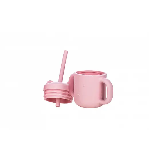 FreeON lonček z ročaji iz silikona pink 46361 FreeON