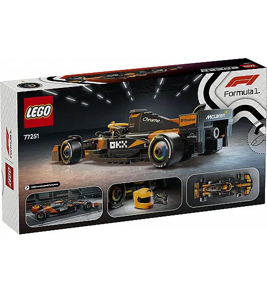 Kocke Speed Champions Dirkalni avtomobil McLaren F1® Team MCL38 77251 Lego
