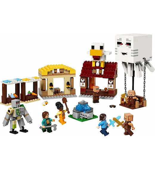 Kocke Minecraft Ghast Balon napada selo 21273 Lego