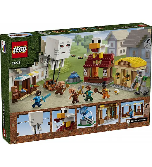 Kocke Minecraft Ghast Balon napada selo 21273 Lego