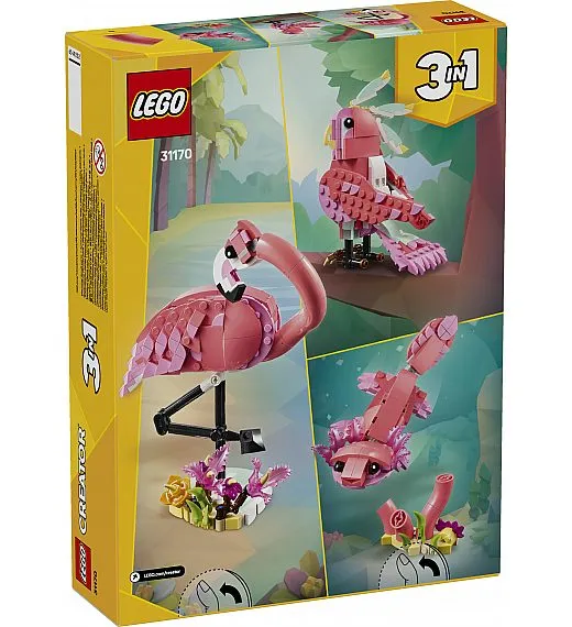 Kocke Creator Divje živali: rožnati plamenec 31170 Lego