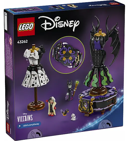 Kocke Disney Classic Obleki Zlohotnice in Cruelle De Vil 43262 Lego