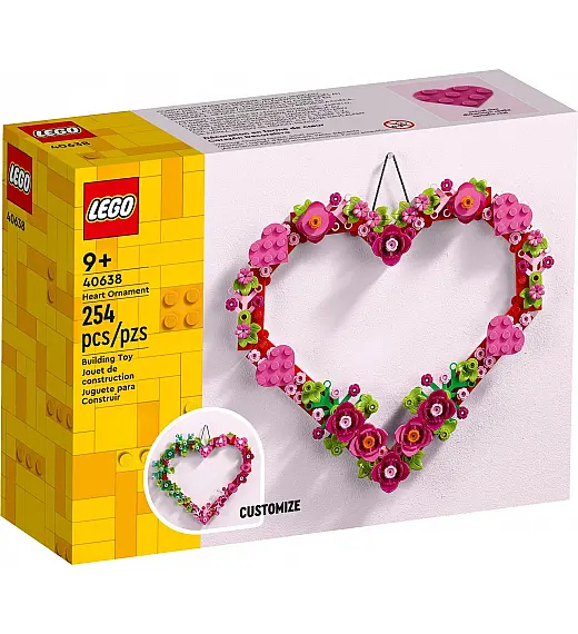 Kocke Icons Vijenac u obliku srca 40638 Lego