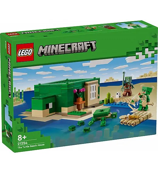 Kocke Minecraft Želvja hiška na plaži 21254 Lego