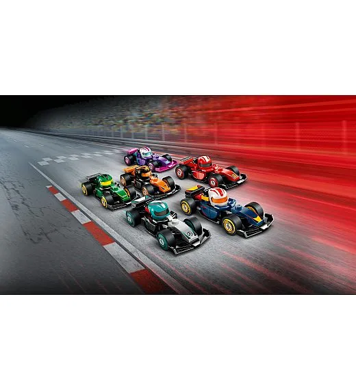Kocke Minifigures Kolekcionarski trkaći auto za F1 71049 Lego