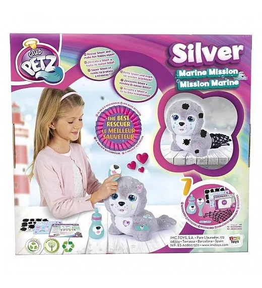 Imc Toys plišasti tjulenj Silver Imc Toys