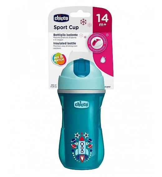 Chicco lonček sport cup, 14m+ blue Chicco