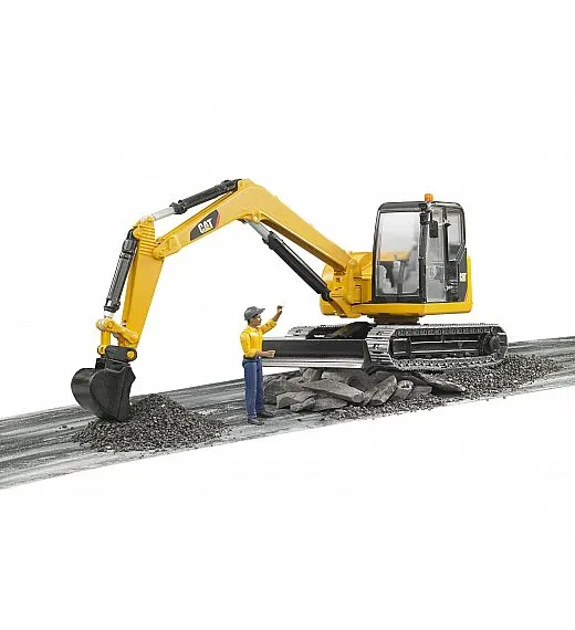 Bruder Cat mini bager + delavec 02466 Bruder