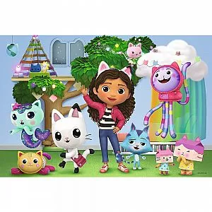 Trefl 100-delna sestavljanka Gabby's Dollhouse 16464