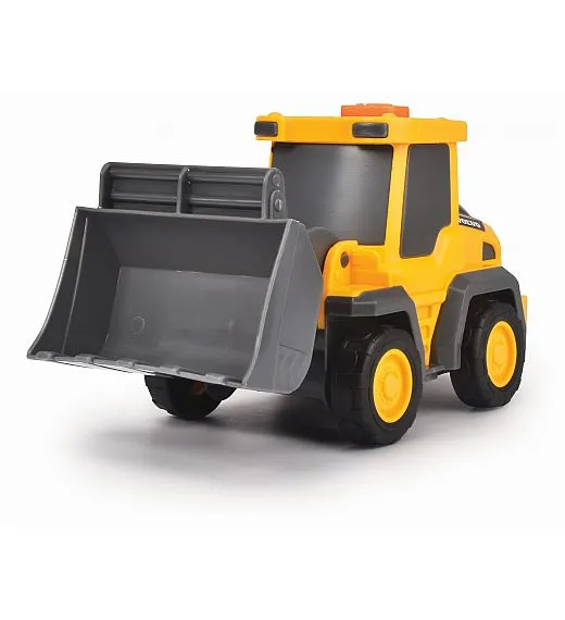 Dickie delovni tovornjak Volvo s prikolico za prevoz strojev 32 cm DIckie