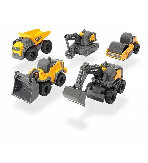 Dickie vozilo delovno Volvo 10 cm 5 kos DIckie