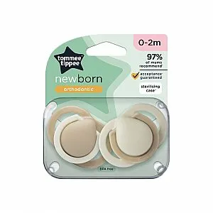 Tommee Tippee tolažilna duda - silikon , 0-2m, uni, 2/1 433582