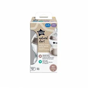 Tommee Tippee steklenička plastična NS 260ml 422871