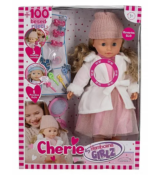 Dimian punčka Cherie, ki govori slovensko, 46 cm BD1679ASSC Dimian