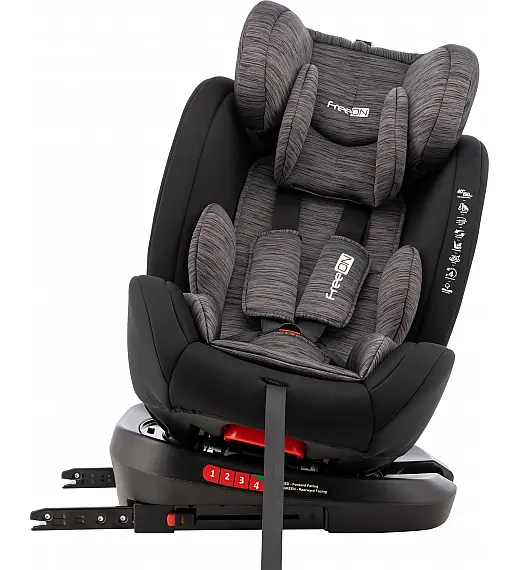 FreeON avtosedež i-Size 40-150 cm Sierra black 81897 FreeON