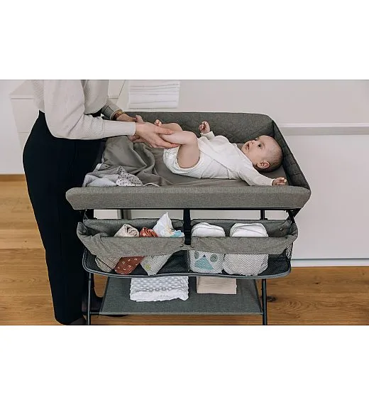 FreeON zložljiva previjalna miza Lia grey 82092 FreeON