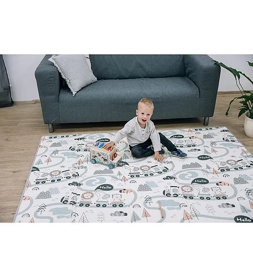 FreeON zložljiva igralna podloga z robom Road 83563 FreeON
