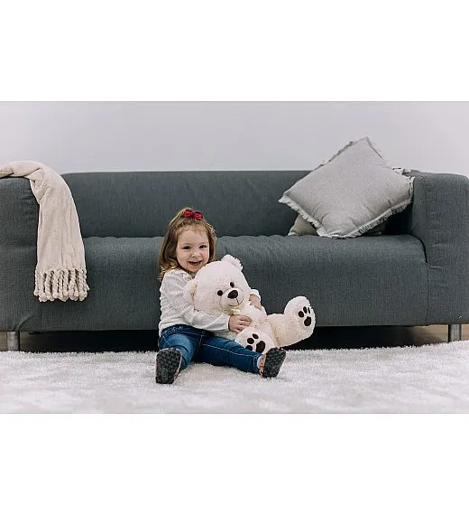 Free 2 Play plišasti medved Cuddly, 38 cm, beli Free 2 Play