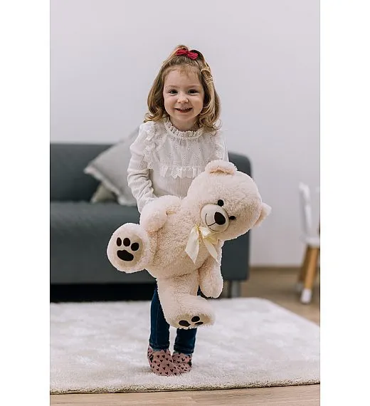 Free 2 Play plišasti medved Cuddly, 38 cm, beli Free 2 Play