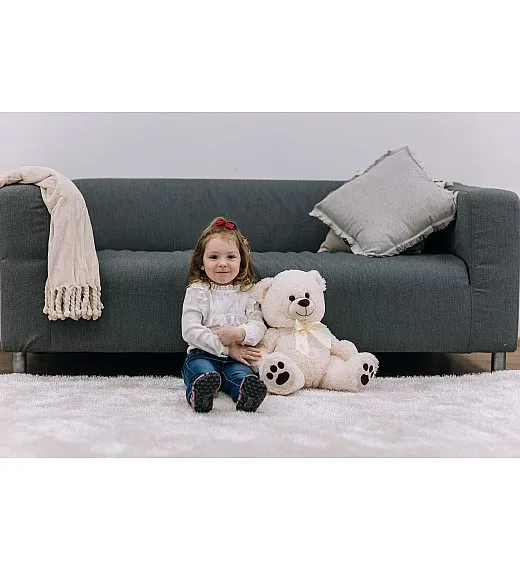 Free 2 Play plišasti medved Cuddly, 38 cm, beli Free 2 Play