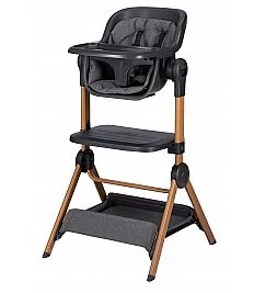 Obposteljna posteljica Nest&Feed in stolček za hranjenje 2 v 1 grey