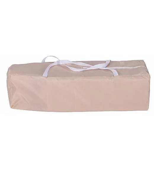 FreeON prenosna postelja Nook z odprtino beige FreeON