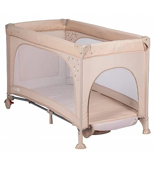 FreeON prenosna postelja Nook z odprtino beige FreeON