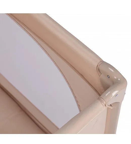 FreeON prenosna postelja Nook z odprtino beige FreeON