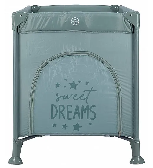 FreeON prenosna postelja Nook z odprtino green FreeON