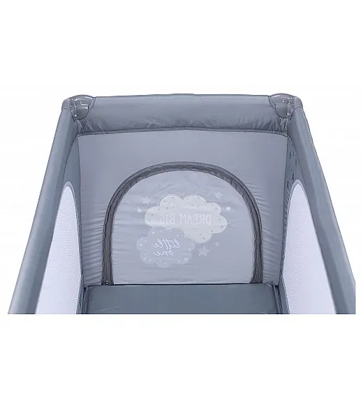 FreeON prenosna postelja Nook z odprtino gray FreeON