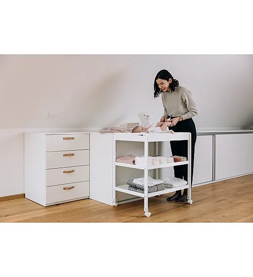 FreeON previjalna miza Mila white FreeON