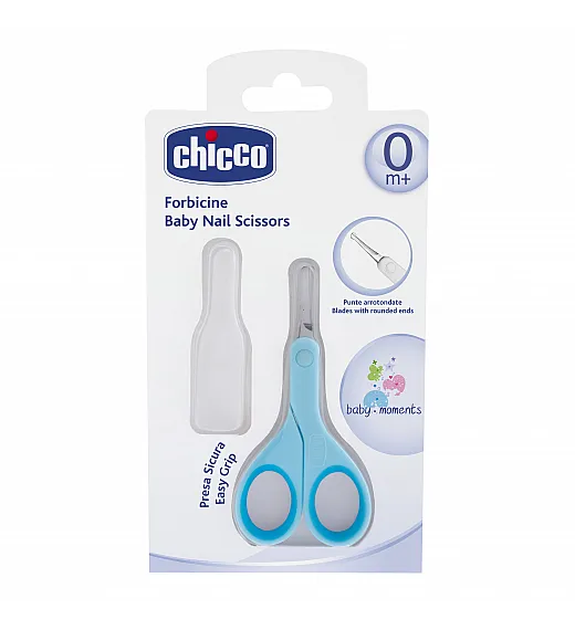 Chicco škare s plavim poklopcem Chicco