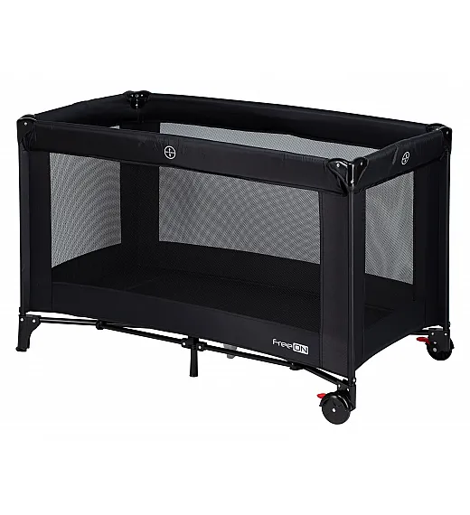 FreeON prenosna postelja Snooze black 85666 FreeON