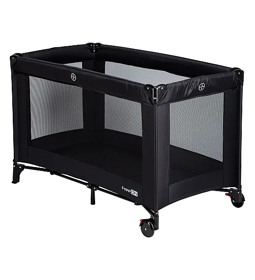 FreeON prenosna postelja Snooze black 85666 FreeON