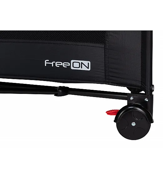 FreeON prenosna postelja Snooze black 85666 FreeON
