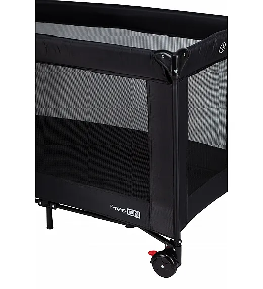 FreeON prenosna postelja Snooze black 85666 FreeON