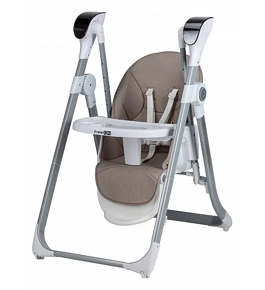 FreeON stol za hranjenje 2v1 Oli Deluxe beige 82443 FreeON