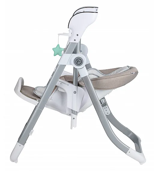 FreeON stol za hranjenje 2v1 Oli Deluxe beige 82443 FreeON
