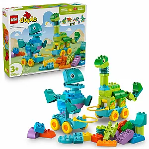 Kocke Duplo 3u1 dinosauri na kotačima 10451
