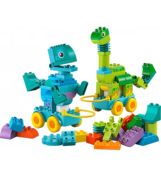 Kocke Duplo Dinozavri na kolesih 3v1 10451 Lego