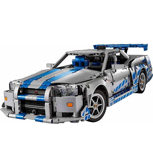 Kocke Technic Avtomobil 2 Fast 2 Furious Nissan Skyline GT-R (R34) 42210 Lego