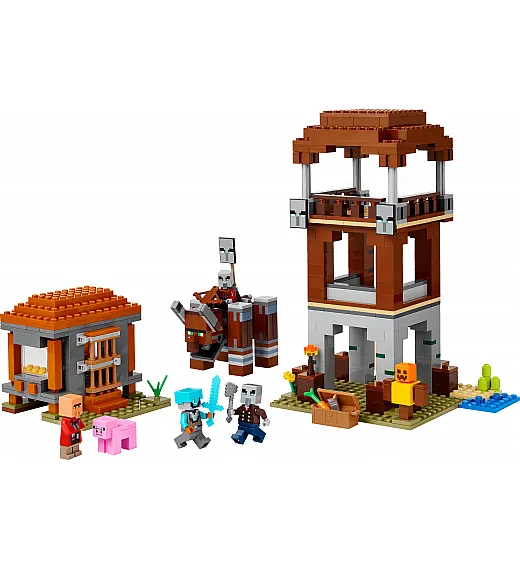 Kocke Minecraft Plenilska postojanka in Uničevalec 21278 Lego
